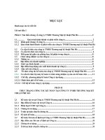 đồ án tốt nghiệp Thực trạng công tác quản lý, sản xuất, kinh doanh, kế toán của công ty TNHH TMKT phú hà