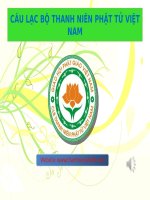Tọa đàm Phát triển CLB Thanh Niên Phật Tử