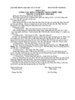 BAO CAO CONG TAC ĐỘI THÁNG 2-2011