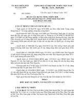 đề án xây dựng nông thôn mới xã văn yên huyện đại từ tỉnh thái nguyên