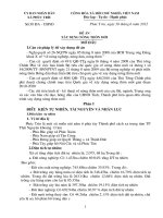 đề án xây dựng nông thôn mới xã phúc trìu thanh phố thái nguyên