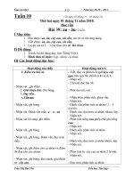 GA lop 1 - tuan 10,11- Trần Thị Hải Yến- Tân Lập