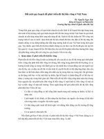 Đổi mới quy hoạch để phát triển đô thị bền vững ở việt nam