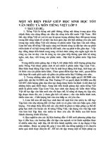 Sáng kiến kinh nghiệm MỘT SỐ BIỆN PHÁP GIÚP HỌC SINH HỌC TỐT VĂN MIÊU TẢ MÔN TIẾNG VIỆT LỚP 5