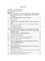 Luận văn thạc sỹ: Hoàn thiện nội dung và phương pháp phân tích báo cáo tài chính tại Công ty Cổ phần Bảo hiểm Quân đội