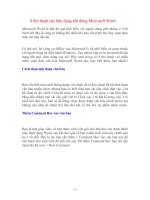 8 thủ thuật trong WORD