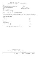 Đề Kiểm Tra Toán 7,9 HKI08-09