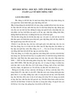 Sáng kiến kinh nghiệm RÈN ĐỌC ĐÚNG - ĐỌC RÕ - TIẾN TỚI ĐỌC DIỄN CẢM Ở LỚP 1,2,3 VỀ MÔN TIẾNG VIỆT