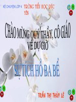Kể chuyện : Sự tích hồ Ba Bể