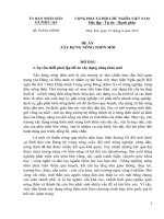 đề án xây dựng nông thôn mới xã phúc hà thanh phố thái nguyên