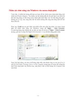 Thêm các chức năng của Windows vào menu chuột phải