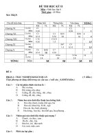 de thi mon sinh 6 cuoi nam