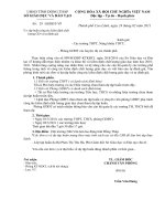 Công văn tập huấn KDCL