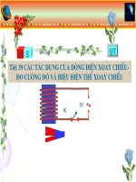 cac tac dung cua dong dien xoay chieu