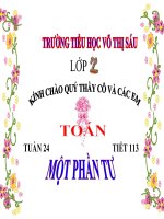 Một Phần tư-L2-Tuần 24