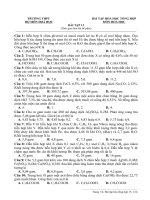 Đề ôn tổng hợp hóa 12