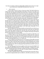 VẬT LIỆU và NĂNG LƯỢNG từ SINH KHỐI