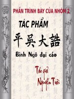 bình ngô dại cáo (mis na)