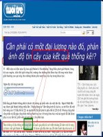 Bài 4 Phương Sai và độ lệch chuẩn 10 Cơ bản (office2003)