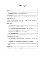 Các đặc điểm kinh tế kỹ thuật ảnh hưởng đến hoạt động sản xuất kinh doanh của Xí nghiệp cơ khí Long Quân