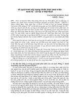 Về quá trình xây dựng Chiến lược phát triển