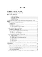 Luận văn thạc sỹ: Nâng cao hiệu quả sử dụng vốn tại Công ty cổ phần Khu công nghiệp Đình Vũ