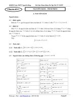 Chuyen de Nguyen ham tich phan- On thi tot nghiep THPT