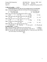 Đề KT 45ph Sử 8 kỳ I
