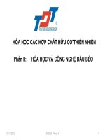 Phần II    hóa học và công nghệ dầu béo