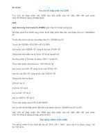 Các dạng toán casio THCS hay