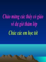 tiết 25: Tác dụng từ, tác dụng hóa học và tác dụng sinh lí của dòng điện