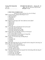 Đề KT 45ph Văn 9 kỳ I