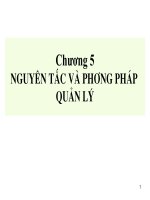 Bài giảng Khoa học quản lý - Chương 5