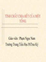 Chuong I-Bai 10-Tinh Chat Chia Het Cua Mot Tong