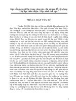 sáng kiến kinh nghiệm Một số kinh nghiệm trong công tác chủ nhiệm để xây dựng Lớp học thân thiện – Học sinh tích cực