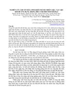 NGHIÊN cứu ỨNG DỤNG NĂNG LƯỢNG và vật LIỆU mới từ SINH KHỐI TRONG bối CẢNH BIẾN đổi KHÍ hậu