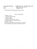 Đề KT 45ph Văn 7 kỳ I