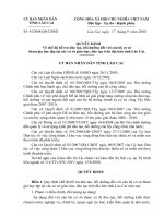 Quyết định 44/2008 Chế độ hỗ trợ đào tạo, bồi dưỡng đối với cán bộ cơ sở ...  trên địa bàn tỉnh Lào Cai