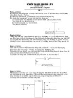 ĐỀ THI CHỌN HSG VẬT LÝ 9