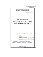 sáng liến link nghiêm Hóa học   Rèn luyện kỹ năng làm bài trắc nghi