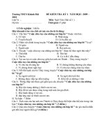 Đề KT 15ph Văn 7 kỳ I