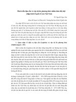 Phát triển hậu cần và vận tải đa phương thức nhằm thúc đẩy hội nhập kinh tế quốc tế của việt nam