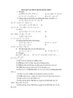 CÁC CHUYÊN ĐỀ CHƯƠNG I