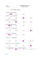 Giải tích 12 cơ bản chương II