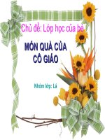 Món quà của cô giáo