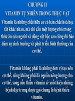 Hóa học các chất có hoạt tính sinh học    phần 2