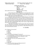 ĐỀ KIÊM TRA GHKII NH 2010 - 2011