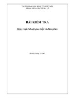 Bài ktra giao tiếp và đàm phán 1