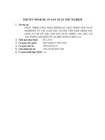 HOÀN THIỆN CÔNG NGHỆ KHÔNG bả THẢI TRONG sản XUẤT BIODIESEL từ các LOẠT hạt có dầu VIỆT NAM NHẰM xây DỰNG cơ sở dữ LIỆU CHO sản XUẤT NHIÊN, vật LIỆU tái tạo TRONG nền KINH tế CACBON THẤP TƯƠNG LAI