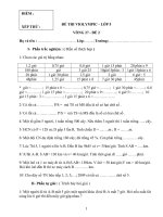 De thi va dap an Violympic  Lop 5  Vong 27 (De 2)